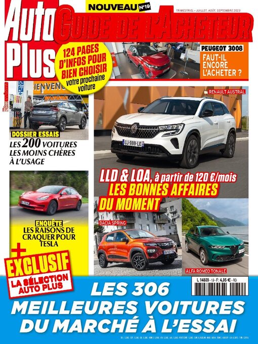 Title details for AUTO PLUS GUIDE DE L'ACHETEUR by Editions Mondadori Axel Springer (EMAS) - Available